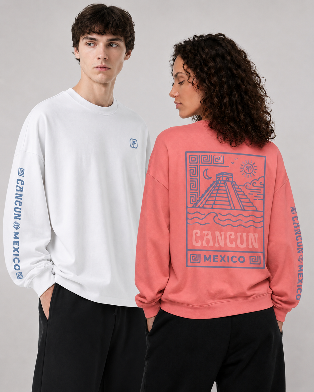 Oversized Unisex Long Sleeve T-Shirt